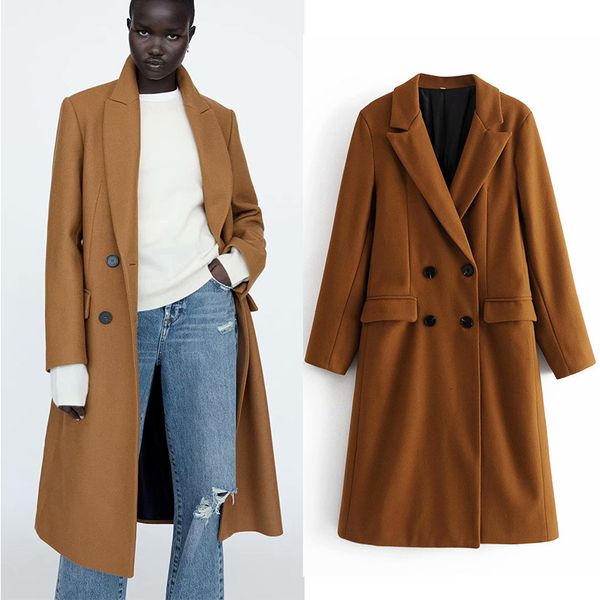 2021 new autumn winter women woolen coat jackets double breasted solid big pocket thick warm cashmere jacket casual girls streetwear o733, Black
2021 new autumn winter women woolen coat jackets double breasted solid big pocket thick warm cashmere jacket casual girls streetwear o733, Black
