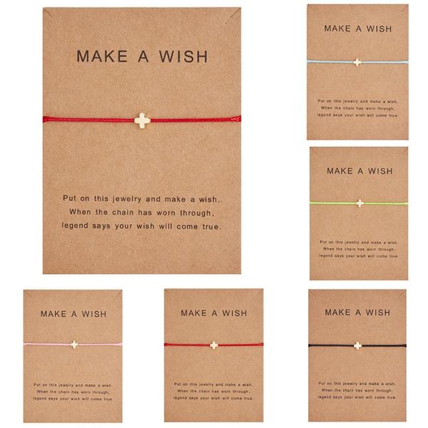 rinhoo fashion make a wish card woven adjustable bracelet cross charm bracelet for girls women jewelry gifts 18-34cm adjustable, Golden;silver
rinhoo fashion make a wish card woven adjustable bracelet cross charm bracelet for girls women jewelry gifts 18-34cm adjustable, Golden;silver
