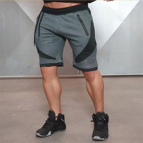 

2019 brand mens new engineers compression gyms shorts summer bermuda shorts fitness men bodybuilding mens body casua1, White;black