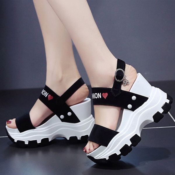 2021 women sandals casual ladies shoes summer buckle strap high heels thick bottomn woman footwear new 1 gswf, Black
2021 women sandals casual ladies shoes summer buckle strap high heels thick bottomn woman footwear new 1 gswf, Black