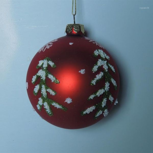 diameter=8cm matte red christmas glass ball hand painting christmas tree hanging decorative glass globe day pendant1
diameter=8cm matte red christmas glass ball hand painting christmas tree hanging decorative glass globe day pendant1