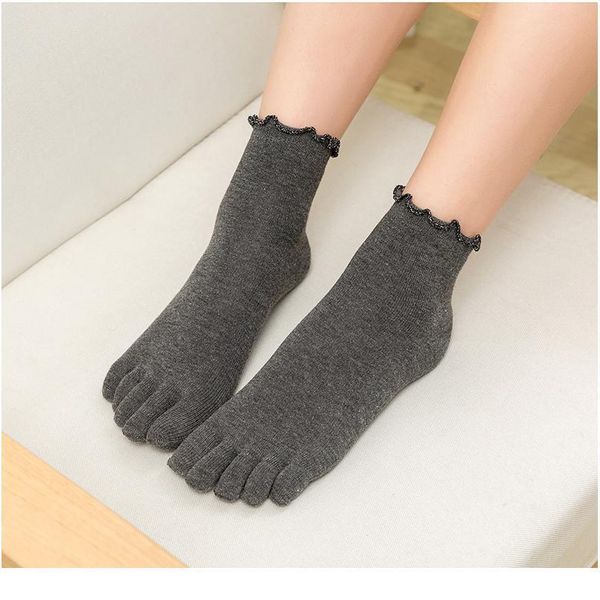 cotton five finger ruffle socks women solid color toe socks with 5 toe short deodorant socks with fingers soks woman so bbydot, Black
cotton five finger ruffle socks women solid color toe socks with 5 toe short deodorant socks with fingers soks woman so bbydot, Black