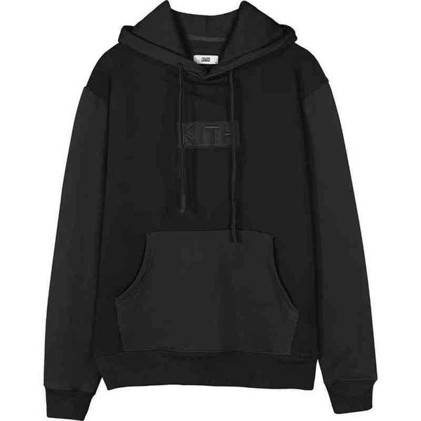 embroidery kith hoodie men women 20ss autumn winter classic solid color pullover quality, Black
embroidery kith hoodie men women 20ss autumn winter classic solid color pullover quality, Black