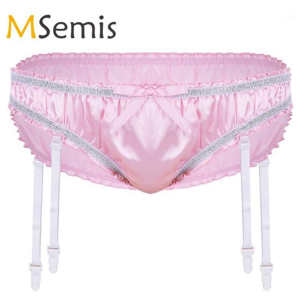 underpants gay mens garters lingerie underwear shiny satin panties for men ruffled lined sissy triangle briefs string homme1, Black;white
underpants gay mens garters lingerie underwear shiny satin panties for men ruffled lined sissy triangle briefs string homme1, Black;white