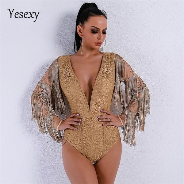 yesummer deep v solid color tassel women bodysuit long sleeve rompers playsuits vr8917 y200401, Black;white
yesummer deep v solid color tassel women bodysuit long sleeve rompers playsuits vr8917 y200401, Black;white