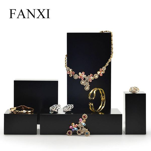 fanxi new arrival black jewelry display table set wooden ring earring pendant bracelet display stand holder for showcase, Pink;blue
fanxi new arrival black jewelry display table set wooden ring earring pendant bracelet display stand holder for showcase, Pink;blue