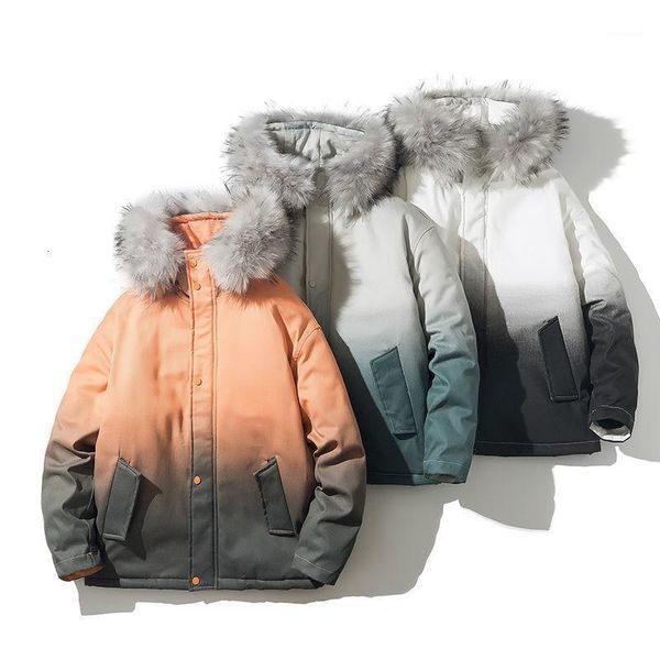 extfination men gradient casual hooded parka woman warm 2020 winter new coat men fashion streetwear thicken zipper clothing1, Black
extfination men gradient casual hooded parka woman warm 2020 winter new coat men fashion streetwear thicken zipper clothing1, Black