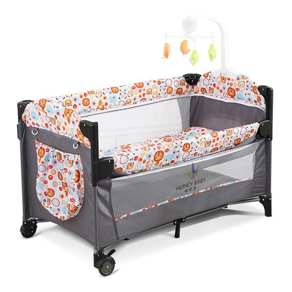 luxury children bed 125cm large removable multi-function crib portable folding newborn baby sleep bedside bed cradle
luxury children bed 125cm large removable multi-function crib portable folding newborn baby sleep bedside bed cradle