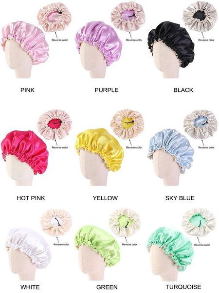9 colors fashion kids bonnet satin baby girl satin night hair care double layer soft head cover wrap beanies toddler sleep caps, Yellow
9 colors fashion kids bonnet satin baby girl satin night hair care double layer soft head cover wrap beanies toddler sleep caps, Yellow