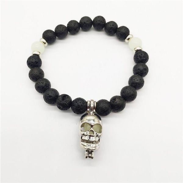 gifts beaded bracelet hand jewelry lava volcanic stone simple and popular natural european and american halloween teal skull, Black
gifts beaded bracelet hand jewelry lava volcanic stone simple and popular natural european and american halloween teal skull, Black