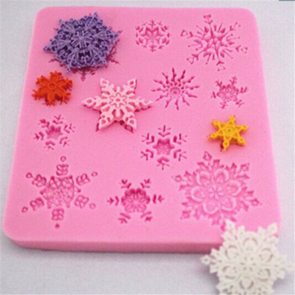 snow snowflower shape silicone cake mold bakeware mould for chocolate soap candy christmas fondant cake decorating tools
snow snowflower shape silicone cake mold bakeware mould for chocolate soap candy christmas fondant cake decorating tools