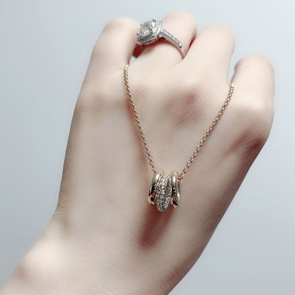 luxury 2020 three rings lucky gold necklace for women crystal clavicle chain three rings swarovski elements crystal pendant fashion design, Silver
luxury 2020 three rings lucky gold necklace for women crystal clavicle chain three rings swarovski elements crystal pendant fashion design, Silver