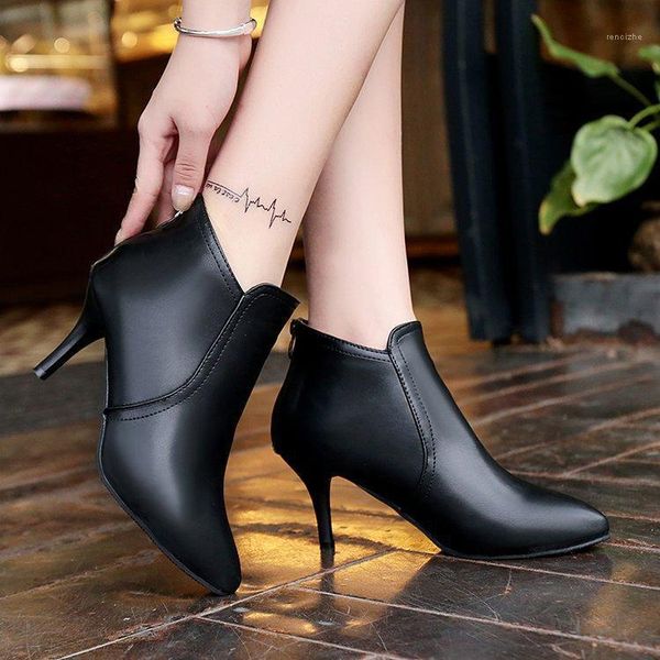 boots autumn fashion casual shoes fine with high-heeled pointed zipper single hjm891, Black
boots autumn fashion casual shoes fine with high-heeled pointed zipper single hjm891, Black