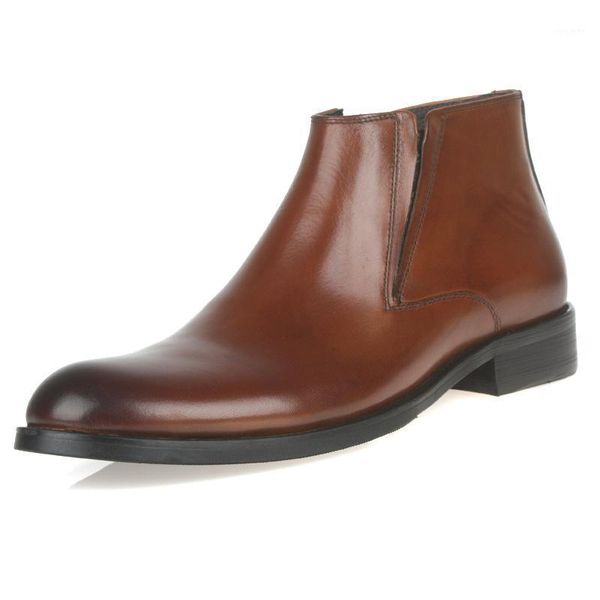 men's high business dress leather shoes leather men's shoes fashion short boots british boots wedding1, Black
men's high business dress leather shoes leather men's shoes fashion short boots british boots wedding1, Black
