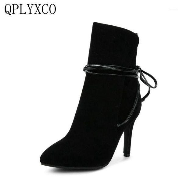 boots qplyxco fashion big size 34-43 shoes woman ankle boot short women pointed toe high heels wedding party 21321, Black
boots qplyxco fashion big size 34-43 shoes woman ankle boot short women pointed toe high heels wedding party 21321, Black