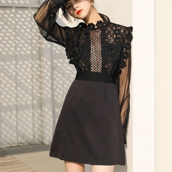 zawfl new arrival self portrait runway crochet hook flower lace hollow out casual party dress mini female dresses vestidos c1024, Black;pink
zawfl new arrival self portrait runway crochet hook flower lace hollow out casual party dress mini female dresses vestidos c1024, Black;pink