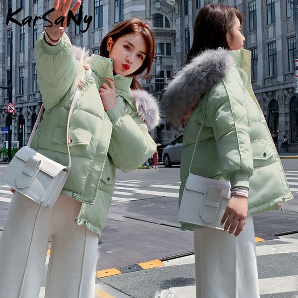 women's puffer jacket oversize parka down cotton coats and jackets for women winter female warm jackets with fur quilted coat 201019, Black
women's puffer jacket oversize parka down cotton coats and jackets for women winter female warm jackets with fur quilted coat 201019, Black