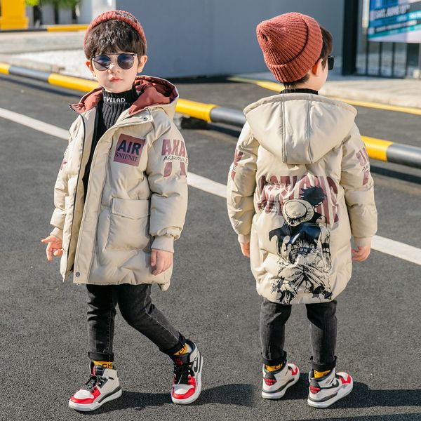 winter coat thickened 2020 new boys' down medium and long style warm cotton padded jacket fashion, Blue;gray
winter coat thickened 2020 new boys' down medium and long style warm cotton padded jacket fashion, Blue;gray
