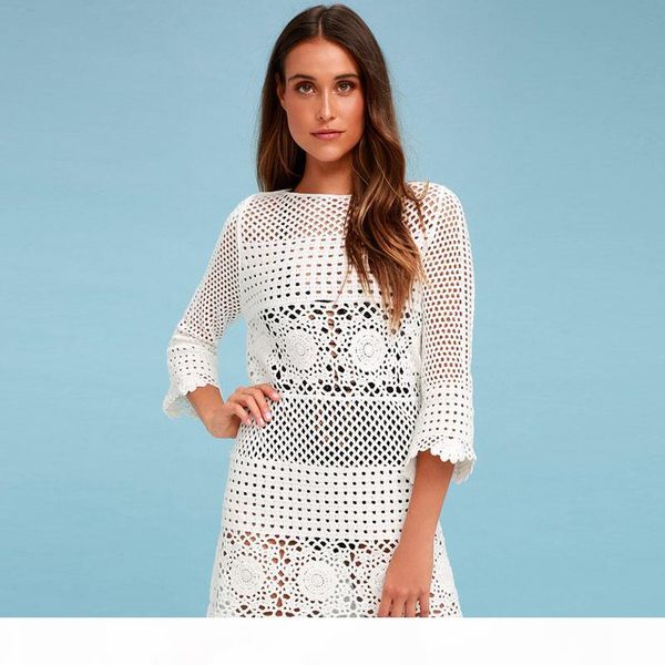 2020 women bikini beach swimsuit cover ups lace crochet hollow out sunscreen dress beach wear swimwear bathing suit cover-ups blouses, White;black
2020 women bikini beach swimsuit cover ups lace crochet hollow out sunscreen dress beach wear swimwear bathing suit cover-ups blouses, White;black