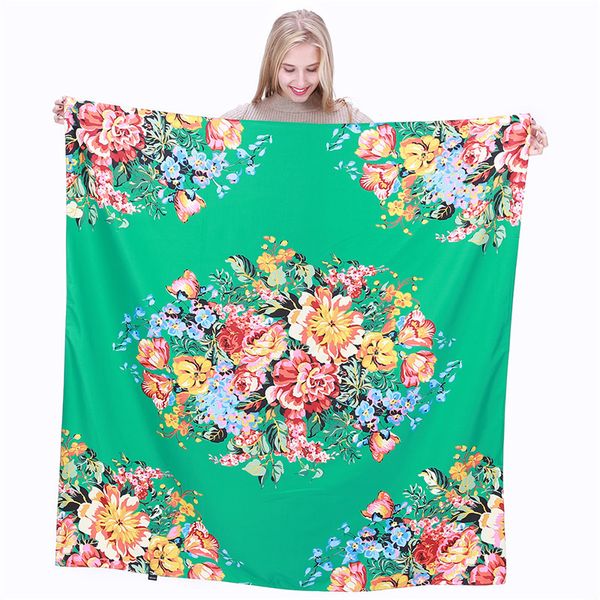 new floral printing 100% silk scarf women bandana fashion neckerchief female hijab 130cm square scarves silk foulard lady shawls, Blue;gray
new floral printing 100% silk scarf women bandana fashion neckerchief female hijab 130cm square scarves silk foulard lady shawls, Blue;gray