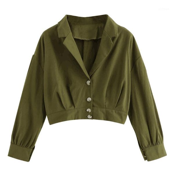women's jackets 2021 s- women fashion solid color green short cardigan jacket casual office wear coat with buttons drop july291, Black;brown
women's jackets 2021 s- women fashion solid color green short cardigan jacket casual office wear coat with buttons drop july291, Black;brown