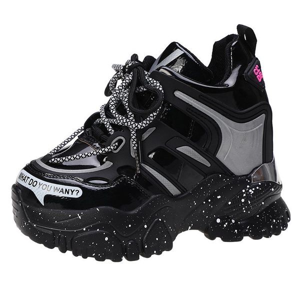 2021 the new increasing height thick fashion lower lace to platform spring women shoes o3dv, Black
2021 the new increasing height thick fashion lower lace to platform spring women shoes o3dv, Black