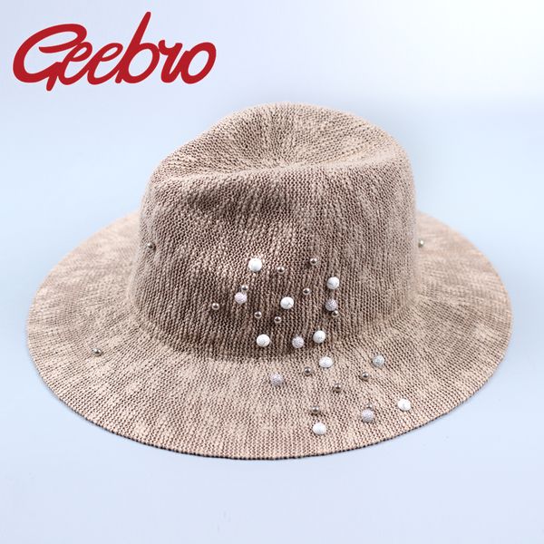 women's straw hats for women summer visor panama beach hat with brim chapeau panama hat summer pearls straw sun hats for girls, Blue;gray
women's straw hats for women summer visor panama beach hat with brim chapeau panama hat summer pearls straw sun hats for girls, Blue;gray