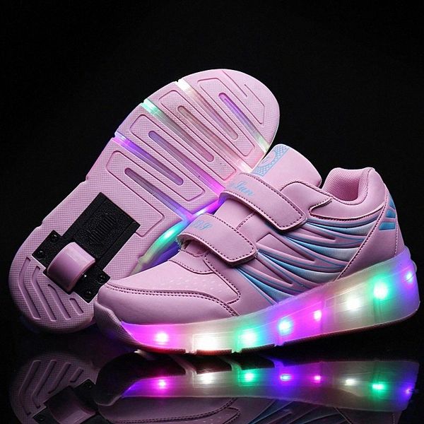 kids glowing sneakers with wheels led light up roller skates sport luminous lighted shoes for kids boys pink black pink #z41v
kids glowing sneakers with wheels led light up roller skates sport luminous lighted shoes for kids boys pink black pink #z41v