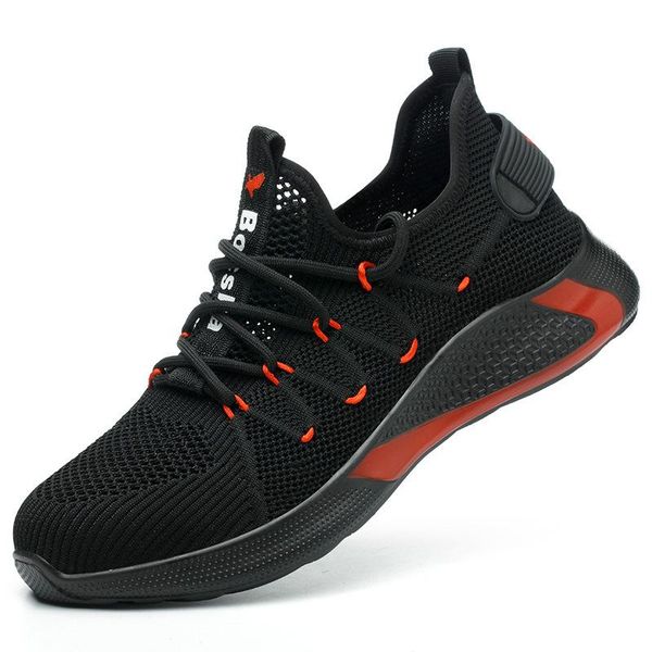 men safety shoes 2020 indestructible steel toe breathable mesh light sneakers soft anti-piercing work boots men casual shoes, Black
men safety shoes 2020 indestructible steel toe breathable mesh light sneakers soft anti-piercing work boots men casual shoes, Black