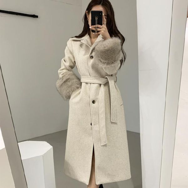 women's wool & blends alien kitty women woolen coat long loose 2021 winter solid cuff fluff straight sashes all match noble gentle fema, Black
women's wool & blends alien kitty women woolen coat long loose 2021 winter solid cuff fluff straight sashes all match noble gentle fema, Black