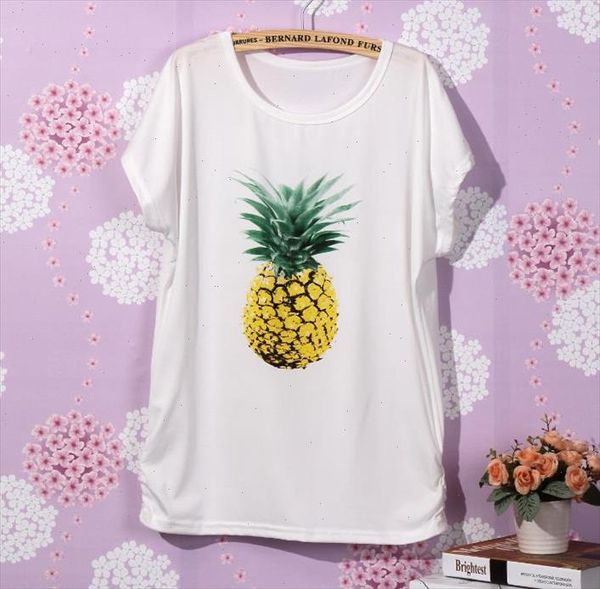2021 new women tshirt harajuku pineapple print casual loose shirt for lady white tee hipster zt203 28
2021 new women tshirt harajuku pineapple print casual loose shirt for lady white tee hipster zt203 28
