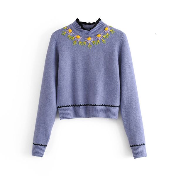 2021 new european and american autumn women's wholesale embroidery knitwear crew neck sweater ws37, Black;white
2021 new european and american autumn women's wholesale embroidery knitwear crew neck sweater ws37, Black;white
