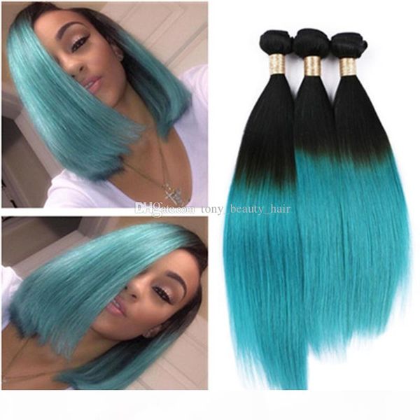 new fashional two tone color 1b green ombre hair extensions peruvian human hair weave bundles 3pcs lot teal ombre silky straight virgin hair, Black
new fashional two tone color 1b green ombre hair extensions peruvian human hair weave bundles 3pcs lot teal ombre silky straight virgin hair, Black