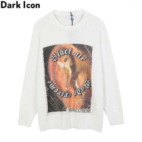 dark printing streetwear men's sweater screw neck knitwear sweaters men hip hop sweater couple clothing1, White;black
dark printing streetwear men's sweater screw neck knitwear sweaters men hip hop sweater couple clothing1, White;black