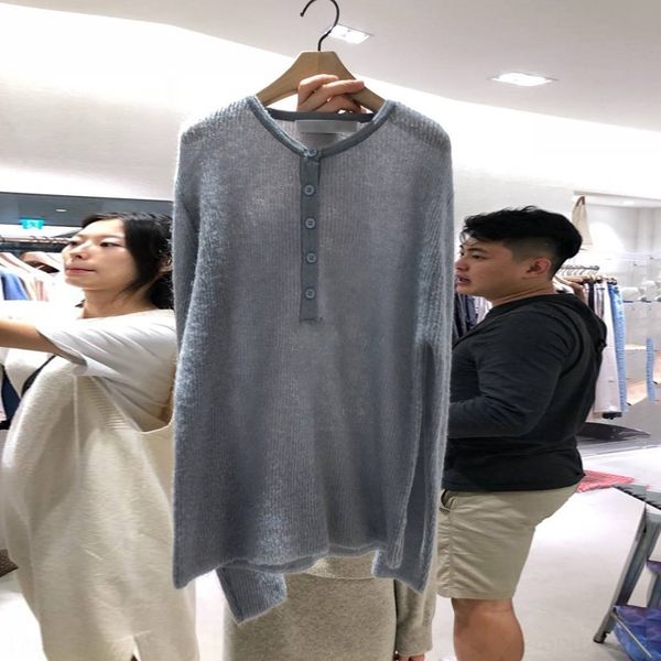 z48hp южная корея лучших ворота твердой осени женщины новый 2020 цвета показать тонкие v-образный вырез свободно и t-shirt buttonbutton кноп, White;black
z48hp южная корея лучших ворота твердой осени женщины новый 2020 цвета показать тонкие v-образный вырез свободно и t-shirt buttonbutton кноп, White;black