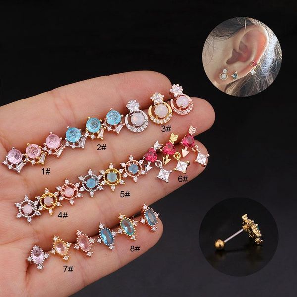 stud 1piece korean piercing earrings for women 2021 jewery diameter 0.8mm cute color zircon year gifts, Golden;silver
stud 1piece korean piercing earrings for women 2021 jewery diameter 0.8mm cute color zircon year gifts, Golden;silver