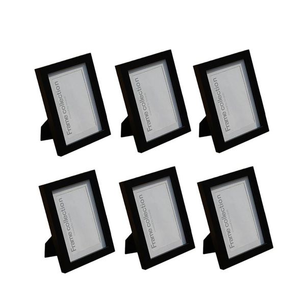 6pcs black 3.5x5 inch picture p frame set p frame for table display and wall mounting home decor
6pcs black 3.5x5 inch picture p frame set p frame for table display and wall mounting home decor