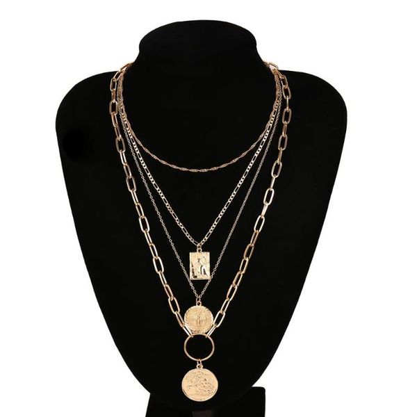 layered virgin mary pendant choker necklace set boho gold portrait carve coin angel long chain necklace women jewelry, Silver
layered virgin mary pendant choker necklace set boho gold portrait carve coin angel long chain necklace women jewelry, Silver
