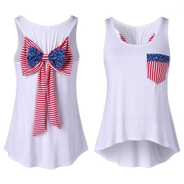 brand new summer casual style fashion women flag bowknot sleeveless solid color casual tank w1, White
brand new summer casual style fashion women flag bowknot sleeveless solid color casual tank w1, White