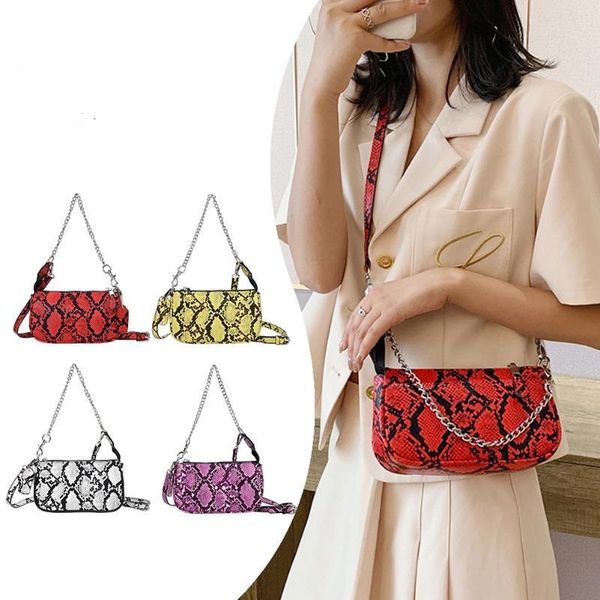 women serpentine shoulder messenger bag pu leather chain retro crossbody pouch youth ladies simple versatile bag
women serpentine shoulder messenger bag pu leather chain retro crossbody pouch youth ladies simple versatile bag