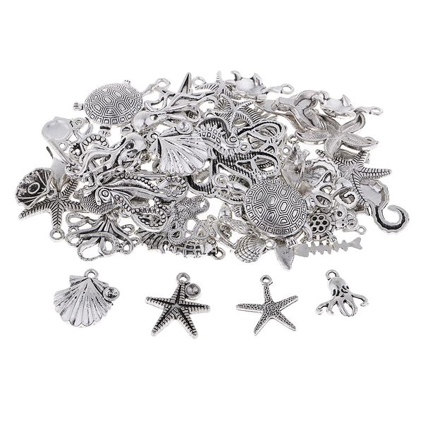подвески подвески 60pcs тибетский серебряный сплав серии ocean для ювелирных изделий, Black
подвески подвески 60pcs тибетский серебряный сплав серии ocean для ювелирных изделий, Black