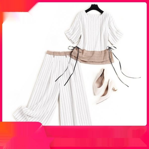 4xq7p onlywide 2-piece leg pants2020 summer stripe casual leg pants women's stitching 5w7ra t-shirt wide suit pants pantst-shirt m2492, Gray
4xq7p onlywide 2-piece leg pants2020 summer stripe casual leg pants women's stitching 5w7ra t-shirt wide suit pants pantst-shirt m2492, Gray