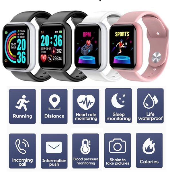 d20 smart bracelet wrist band 150mah fitness tracker bluetooth sports watch with 1.3inch display waterproof monitor wristband
d20 smart bracelet wrist band 150mah fitness tracker bluetooth sports watch with 1.3inch display waterproof monitor wristband