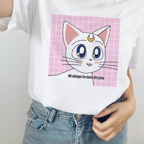 sailor moon cartoon funny print summer fashion female chic t-shirt women harajuku short sleeve ulzzang kawaii cute cat tees, White
sailor moon cartoon funny print summer fashion female chic t-shirt women harajuku short sleeve ulzzang kawaii cute cat tees, White