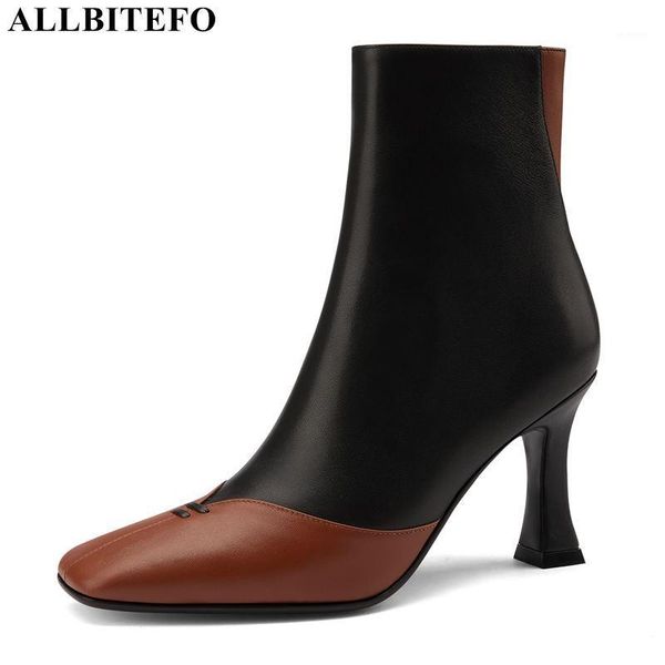 allbitefo large size:33-42 genuine leather brand high heels ankle boots for women thick heels office ladies shoes women boots1, Black
allbitefo large size:33-42 genuine leather brand high heels ankle boots for women thick heels office ladies shoes women boots1, Black