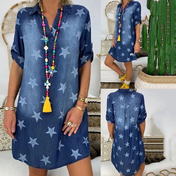 v-neck five-pointed star denim v-neck five-pointed star denim dress dress dress tompg, Black;gray
v-neck five-pointed star denim v-neck five-pointed star denim dress dress dress tompg, Black;gray