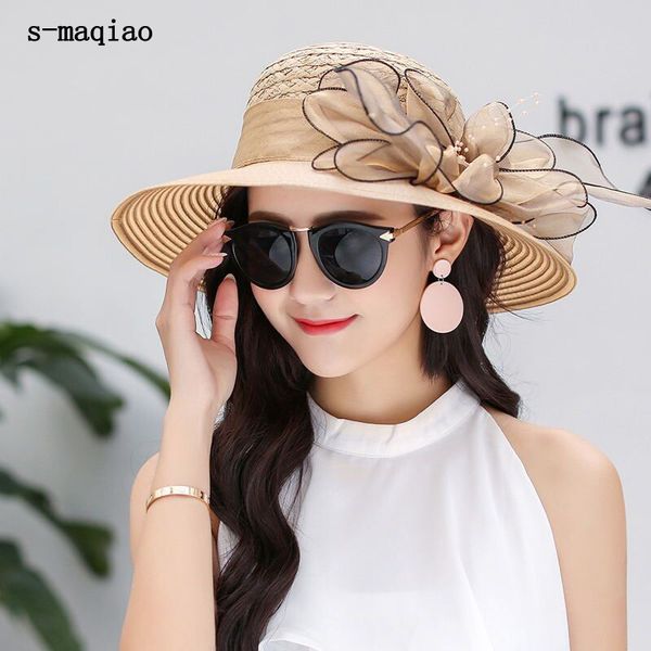 elegant caps spring summer hat for ladies flower bucket hat women wide brim anti-uv straw sun hats female fedoras hats, Blue;gray
elegant caps spring summer hat for ladies flower bucket hat women wide brim anti-uv straw sun hats female fedoras hats, Blue;gray