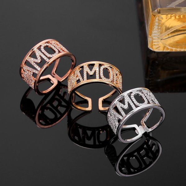 hollow design cubic zirconia adjustable rings for women love rings fashion trendy jewelry party, Silver
hollow design cubic zirconia adjustable rings for women love rings fashion trendy jewelry party, Silver