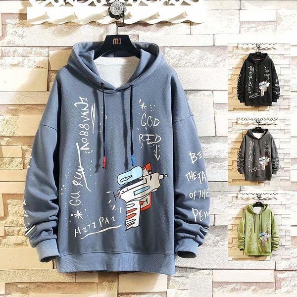 men's hoodies streetwear long sleeve sweatshirts men casual kpop style harajuku cartoon pullover loose hoodies men1, Black
men's hoodies streetwear long sleeve sweatshirts men casual kpop style harajuku cartoon pullover loose hoodies men1, Black
