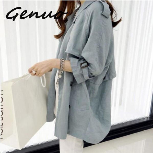 women's trench coats genuo 2021 spring korean jacket coat seven sleeves loose summer thin windbreaker female lapel double-breasted outw, Tan;black
women's trench coats genuo 2021 spring korean jacket coat seven sleeves loose summer thin windbreaker female lapel double-breasted outw, Tan;black